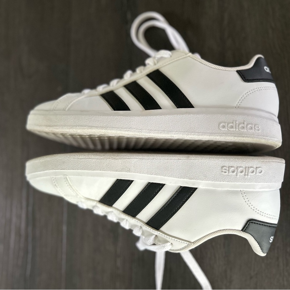 Adidas White and Black Samba Sneakers Classic Design